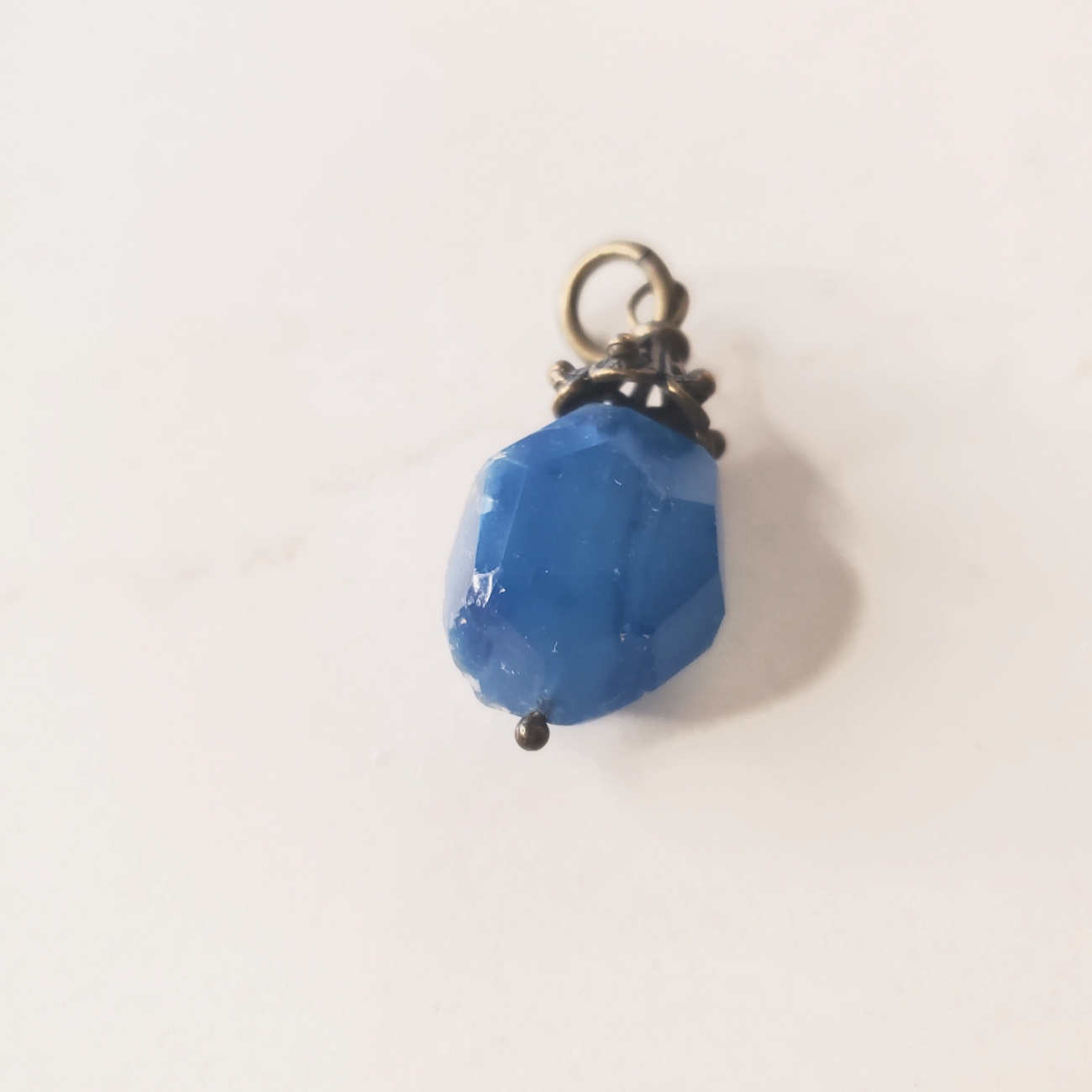 Lenny & Eva Blue Stone Charm For Necklace